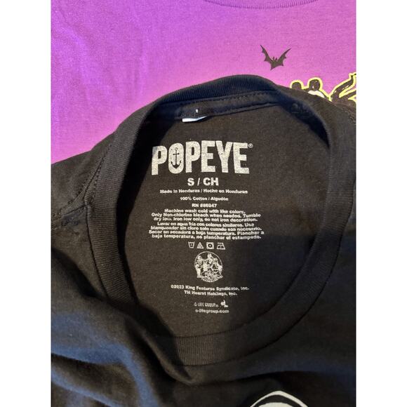 Men's Popeye T-shirt Size Small - Picture 3 of 3